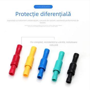 Conectori CHKL FRD pentru cablu, tip butt, presare la rece, cuplaj masculin și feminin, ambalați în cutie cu 50 de seturi