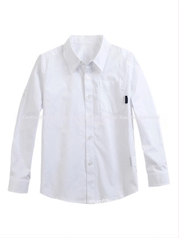 Cămașă pentru copii, stil coreean, guler pătrat, mâneci lungi, desen animat