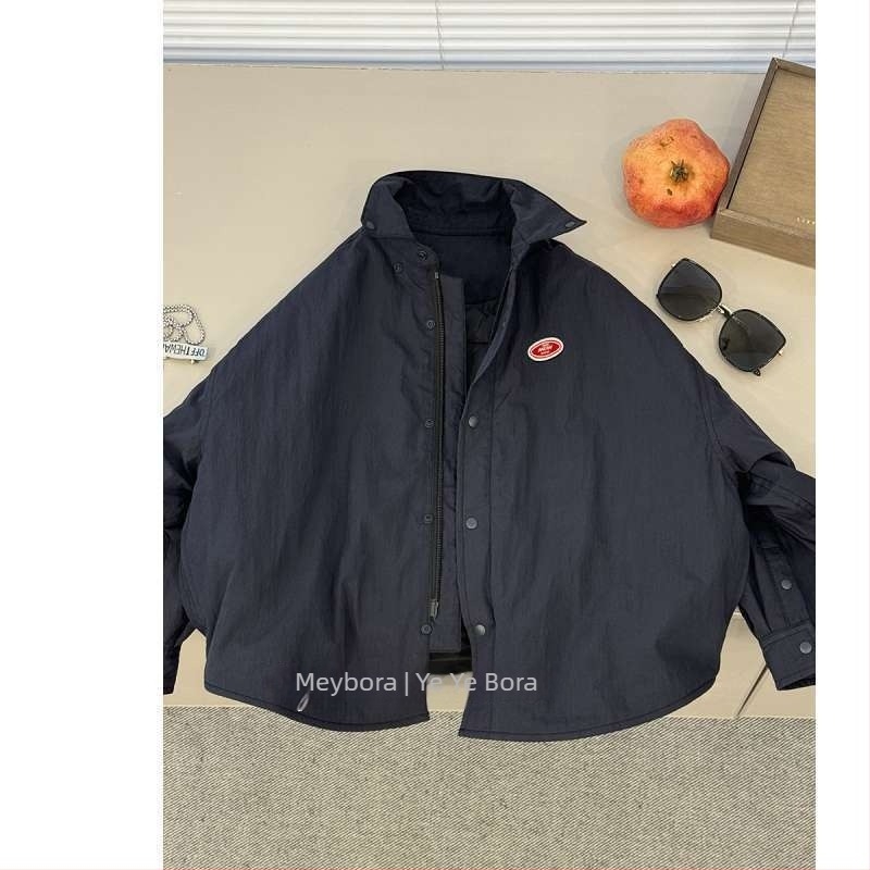 Cămașă pentru copii cu căptușeală fleece, 71–80% poliester, guler pătrat, mâneci lungi