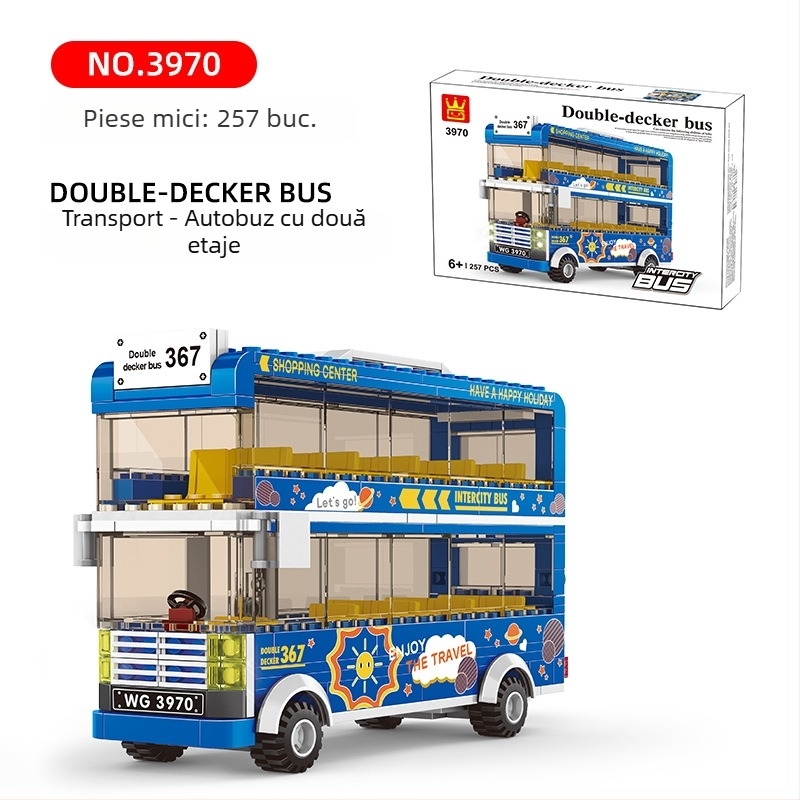 Placă de bază pentru drum din blocuri de construcții, compatibilă cu LEGO mari cărămizi, modele 905–907, Wange, ABS plastic