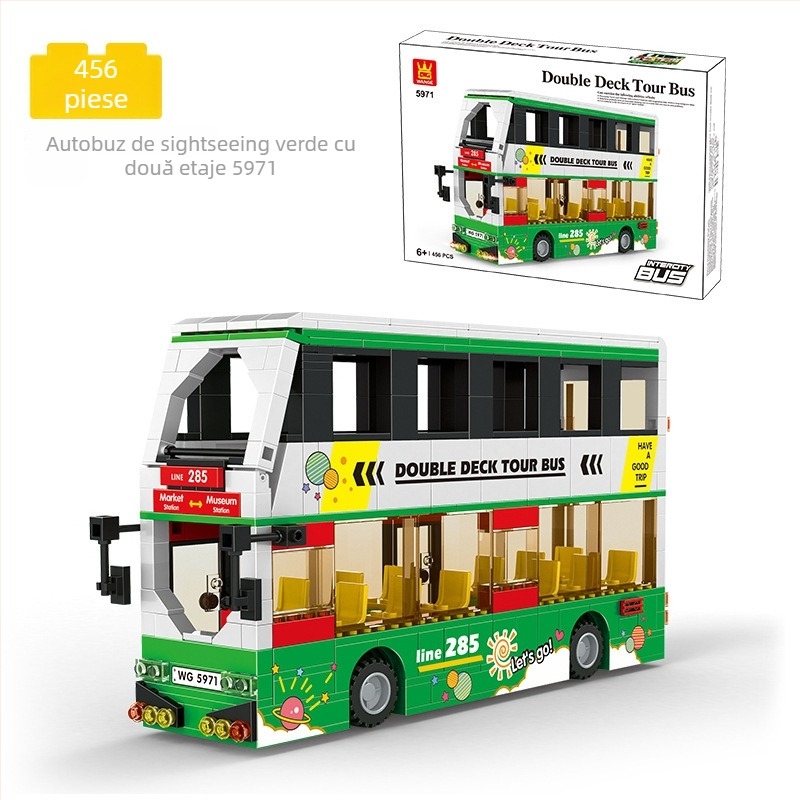 Placă de bază pentru drum din blocuri de construcții, compatibilă cu LEGO mari cărămizi, modele 905–907, Wange, ABS plastic