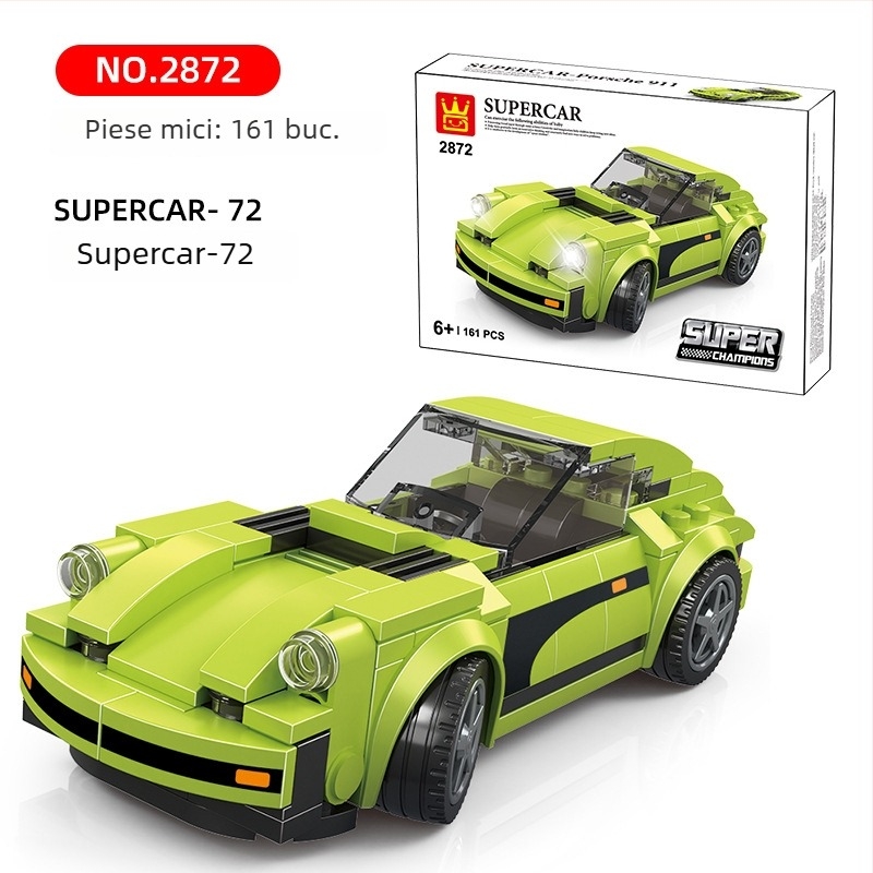 Placă de bază pentru drumuri din blocuri de construcție, compatibilă cu LEGO blocuri mari, ABS, 100–200 piese, pentru vârsta 7–14 ani