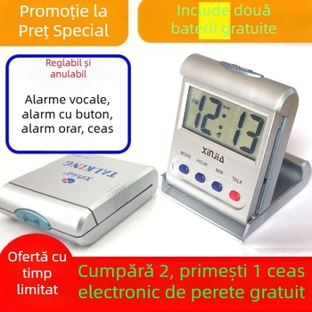 Ceas de birou cu mecanism automat (carcasă din plastic, stil Wind)