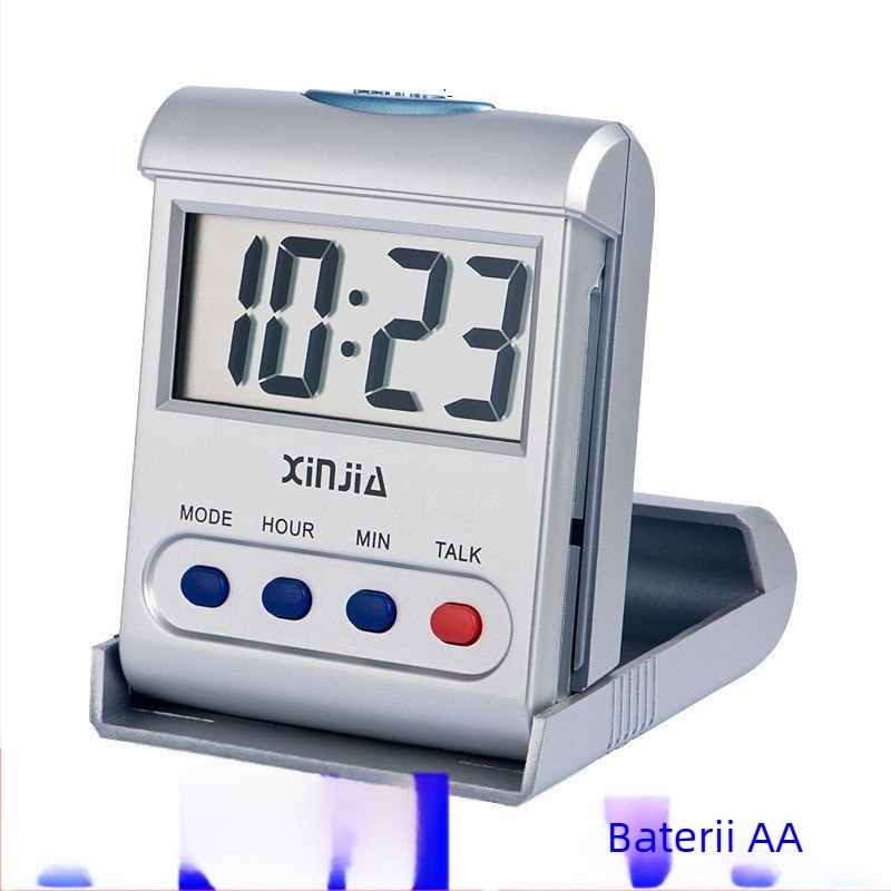 Ceas de birou cu mecanism automat (carcasă din plastic, stil Wind)