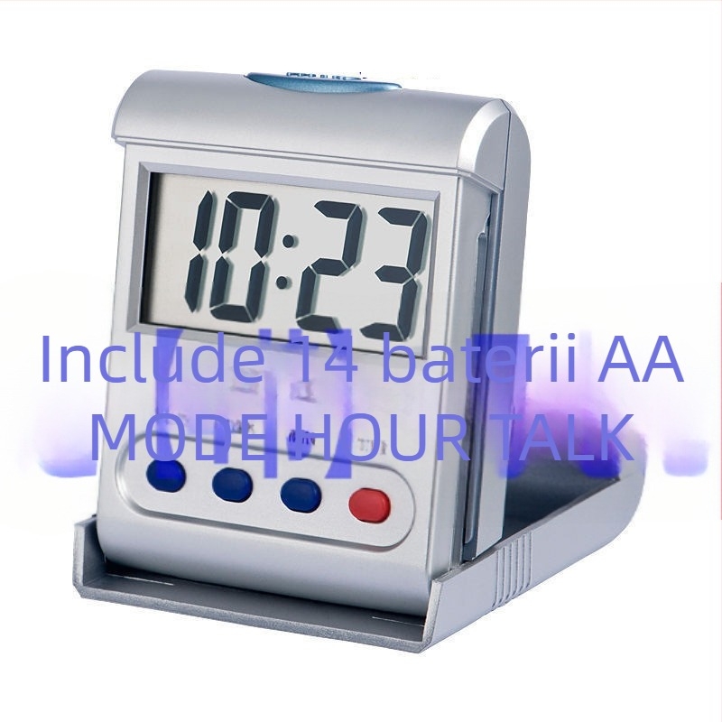 Ceas de birou cu mecanism automat (carcasă din plastic, stil Wind)