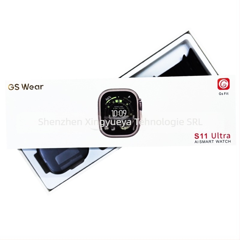 S11 Ultra Ceas inteligent — carcasă din aliaj de titan, ecran TFT, rezistent la apă pentru uz zilnic, autonomie baterie până la 7 zile, încărcare wireless