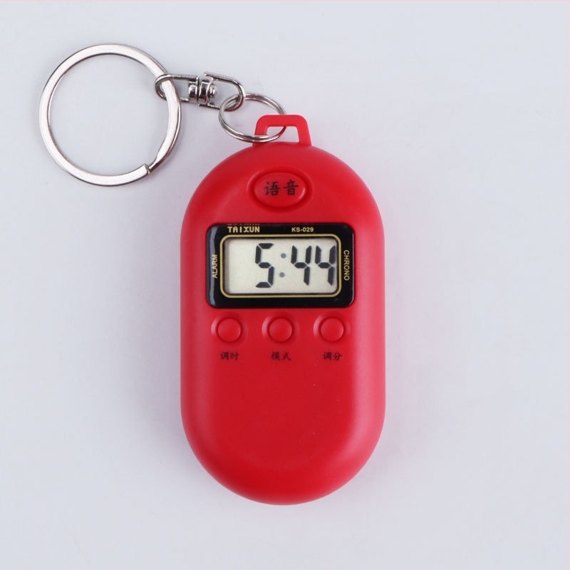 Ceas electronic pentru bătrâni cu difuzie vocală puternică, control tactil, afișaj numeric, cadran oval, carcasă din plastic