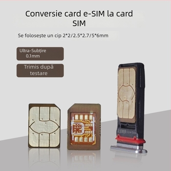 Placă adaptor pentru smartwatch: eSIM către Nano-SIM, rezistentă la temperaturi înalte, kit DIY, interfață USB 1.1