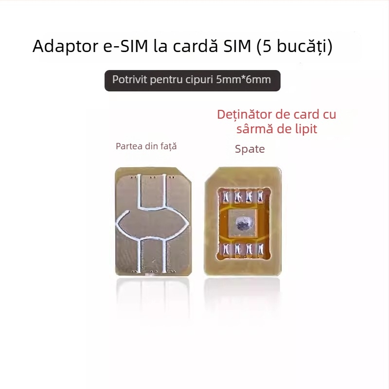 Placă adaptor pentru smartwatch: eSIM către Nano-SIM, rezistentă la temperaturi înalte, kit DIY, interfață USB 1.1