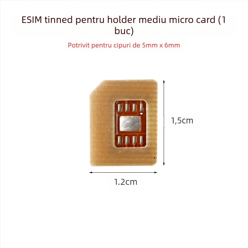 Placă adaptor pentru smartwatch: eSIM către Nano-SIM, rezistentă la temperaturi înalte, kit DIY, interfață USB 1.1