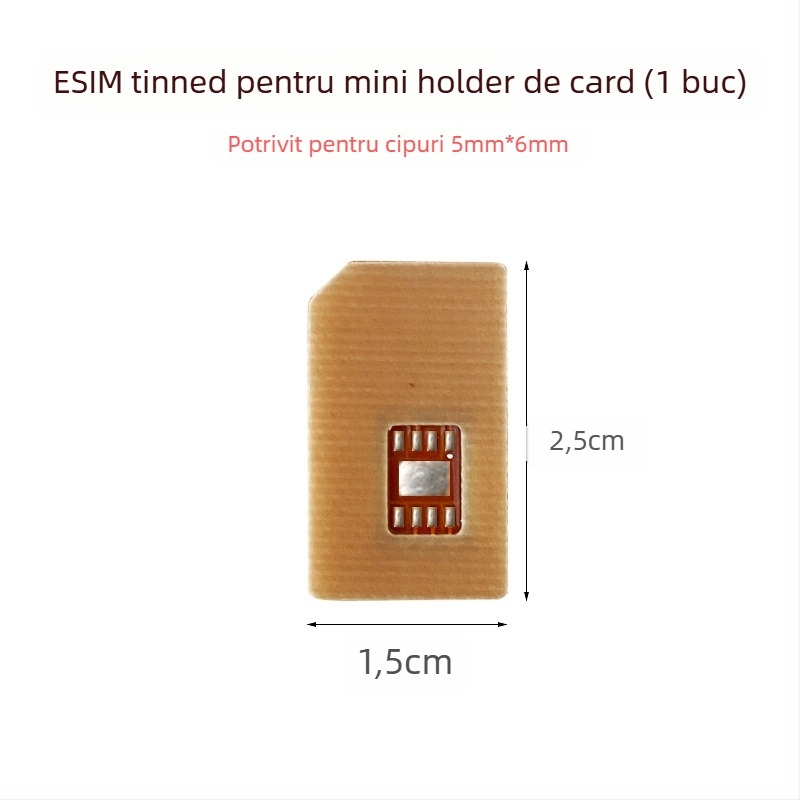 Placă adaptor pentru smartwatch: eSIM către Nano-SIM, rezistentă la temperaturi înalte, kit DIY, interfață USB 1.1