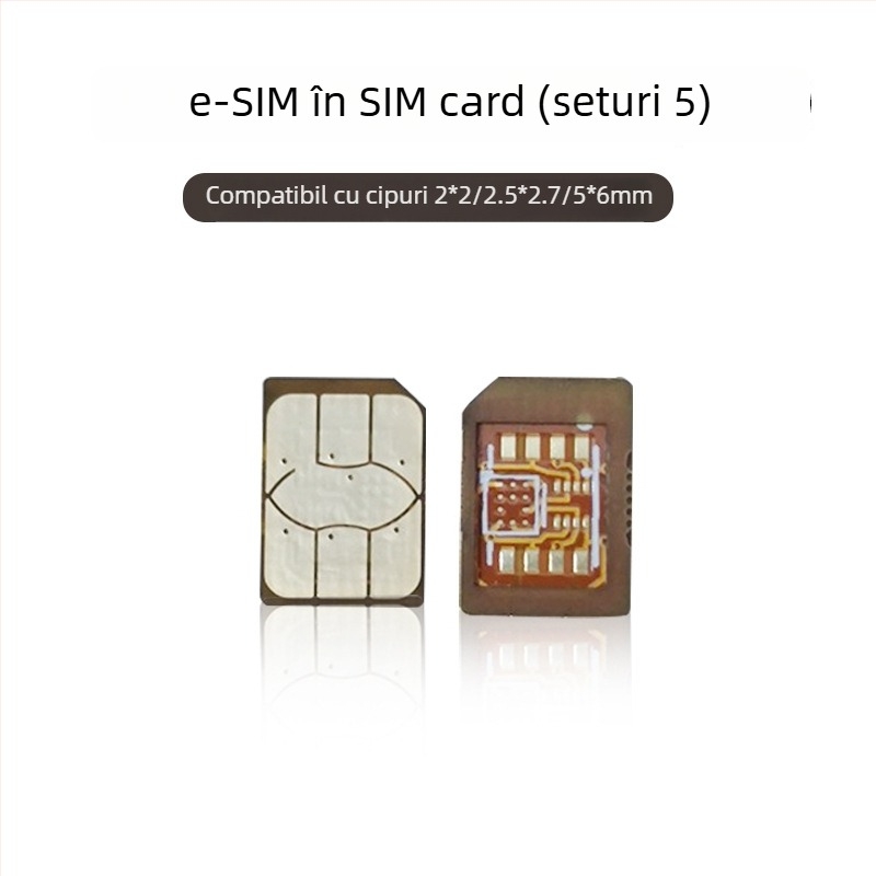 Adaptor eSIM către nano SIM pentru ceas inteligent, rezistent la temperaturi înalte, montaj extern, interfață USB 1.1, OEM disponibil