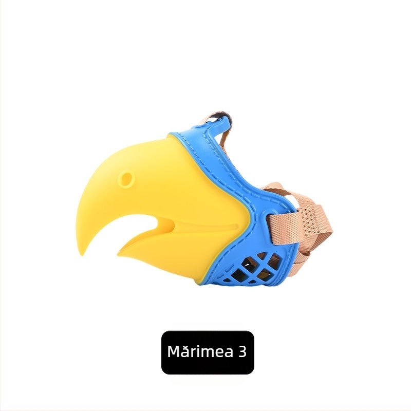 Bot de câine din TPR și bandă webbing, protecție împotriva mușcăturilor, dispozitiv anti-lătrat, mască impermeabilă pentru gură