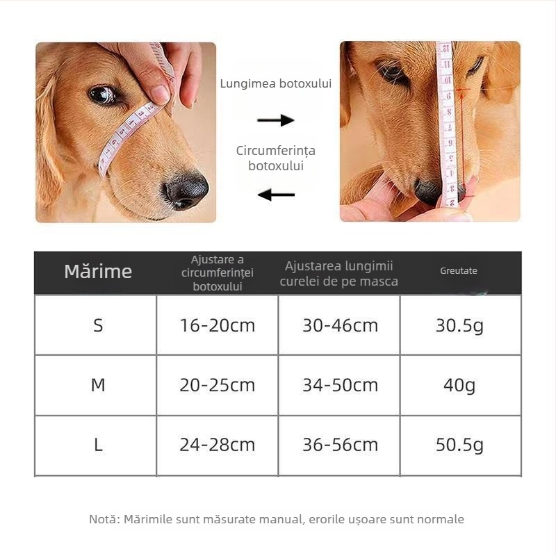 Botniță pentru câinele Pomeranian – previne mușcăturile și lătratul, permite consumul de apă; Cod produs: 648396973257; Material: Alt; Ambalaj: 10 bucăți; Importat: Nu