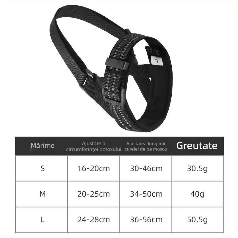 Botniță pentru câinele Pomeranian – previne mușcăturile și lătratul, permite consumul de apă; Cod produs: 648396973257; Material: Alt; Ambalaj: 10 bucăți; Importat: Nu