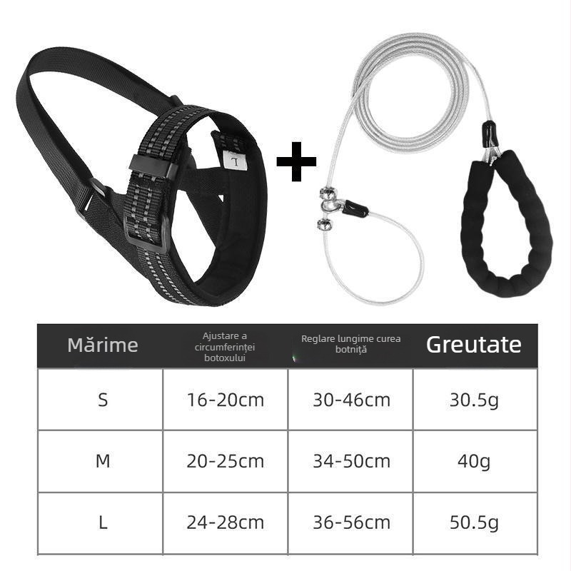Botniță pentru câinele Pomeranian – previne mușcăturile și lătratul, permite consumul de apă; Cod produs: 648396973257; Material: Alt; Ambalaj: 10 bucăți; Importat: Nu