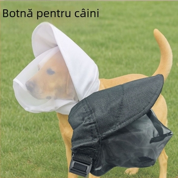 Mască pentru cap de câine cu protecție împotriva țânțarilor și protecție pentru urechi — poliester, pachet de 200 buc.