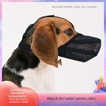 Muzzle din silicon pentru câini – respirabil, controlul lătratului și al mușcăturilor, ambalaj 10+ bucăți, export transfrontalier exclusiv