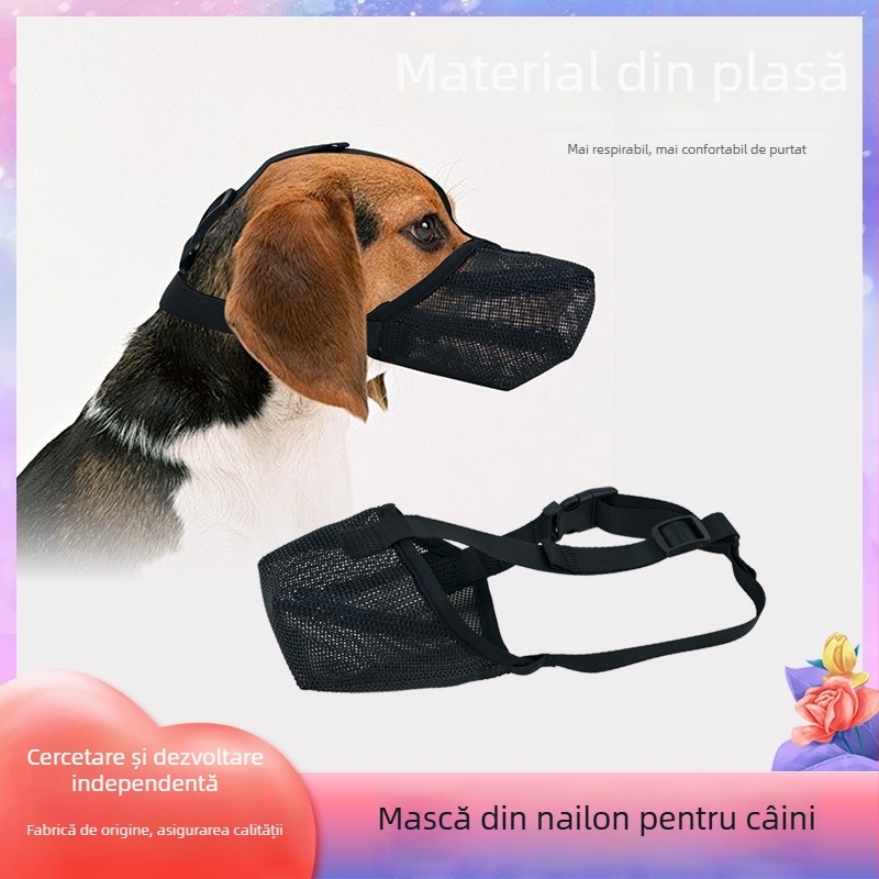 Muzzle din silicon pentru câini – respirabil, controlul lătratului și al mușcăturilor, ambalaj 10+ bucăți, export transfrontalier exclusiv