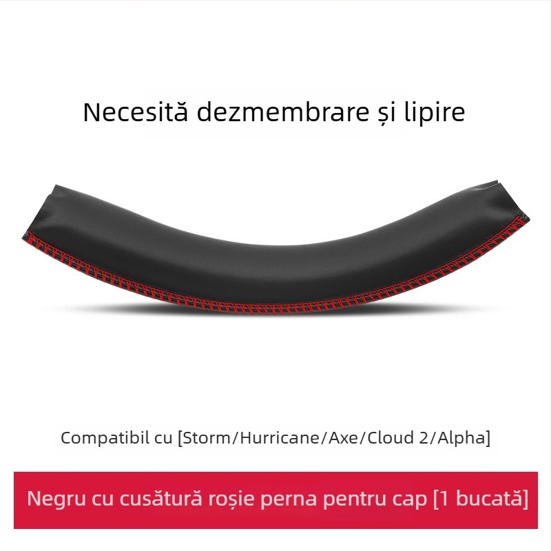 Husă din piele pentru căști Kingston Cloud2 – Jiayi, piele sintetică, mostre personalizate