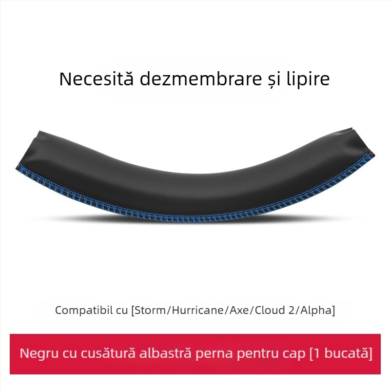 Husă din piele pentru căști Kingston Cloud2 – Jiayi, piele sintetică, mostre personalizate