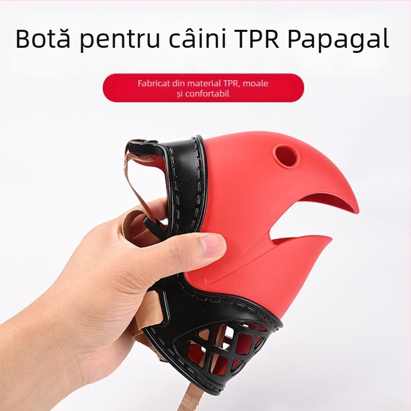 Mască pentru bot de câine din silicon – anti- mușcătură și anti-lătrat, dispozitiv de antrenament pentru câini mici și mari, impermeabil