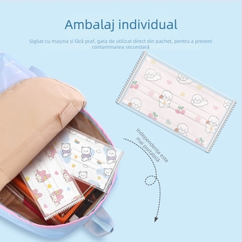 Masca chirurgicală medicală Doctor Chu – țesătură nețesută + meltblown, de unică folosință, moale, marca Doctor Chu