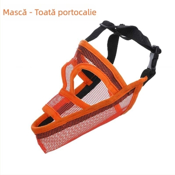 Mască de bot pentru câini mici și de talie medie – plasă din material de plasă, Han Dou, origine Zhejiang, pachet 300, anti-lătrat, anti- mușcare, anti-supra alimentării