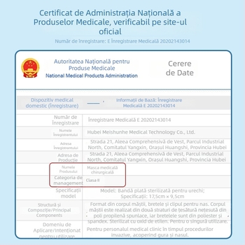 Doctor Chu mască pediatrică medicală — de unică folosinţă, material: textil netesut + Meltblown, stil: desenat manual