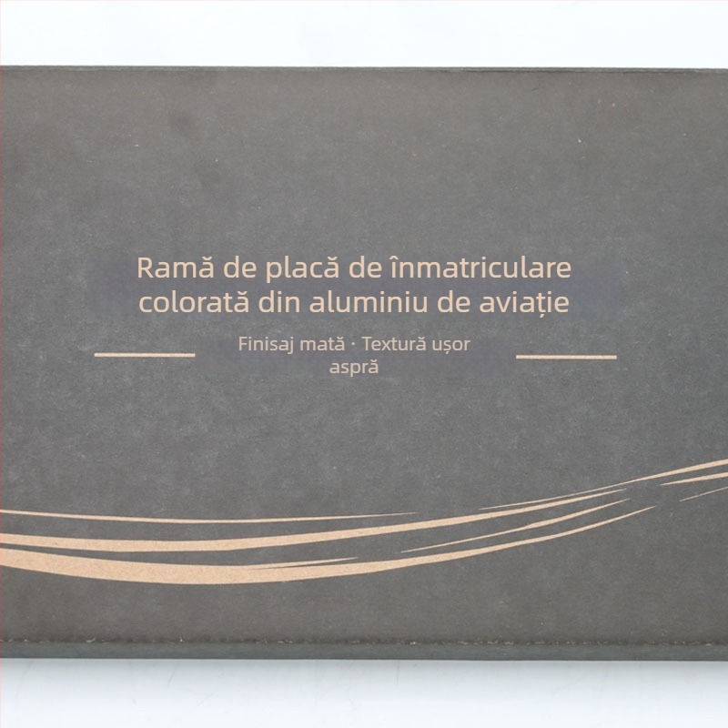 Cutie pentru rama plăcii de înmatriculare a mașinii, tavă personalizabilă, brand Ou Chang, compatibilă cu suportul plăcilor.