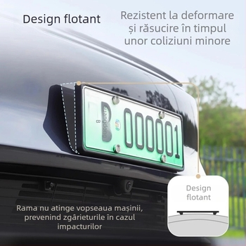 Suport suspendat pentru plăcuța de înmatriculare cu acoperire completă pentru Tesla Model Y și Model 3 (versiune nouă) - plastic, brand LANT