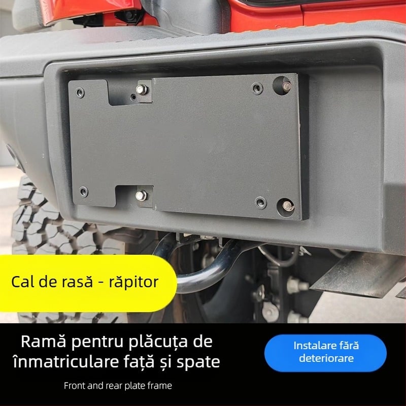 Suport pentru plăcuța de înmatriculare - construcție metalică, compatibil OEM, compatibil cu Yamaha MT-09, prelucrare personalizată: Da