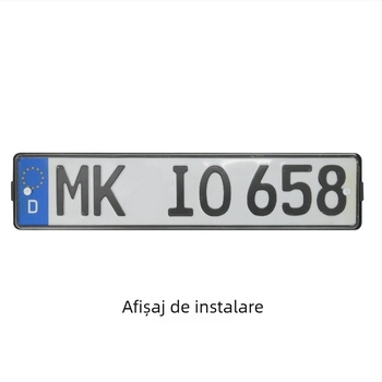 XC-LPF ramă pentru numărul de înmatriculare, stil european, din ABS plastic, montare magnetică, model XC-W197-plastic-Magnetic