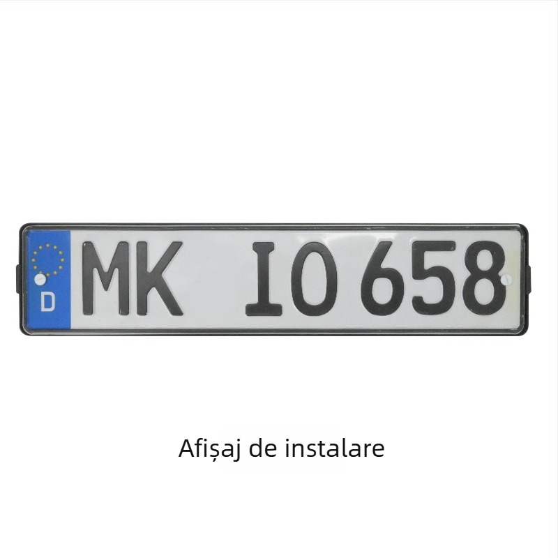 XC-LPF ramă pentru numărul de înmatriculare, stil european, din ABS plastic, montare magnetică, model XC-W197-plastic-Magnetic