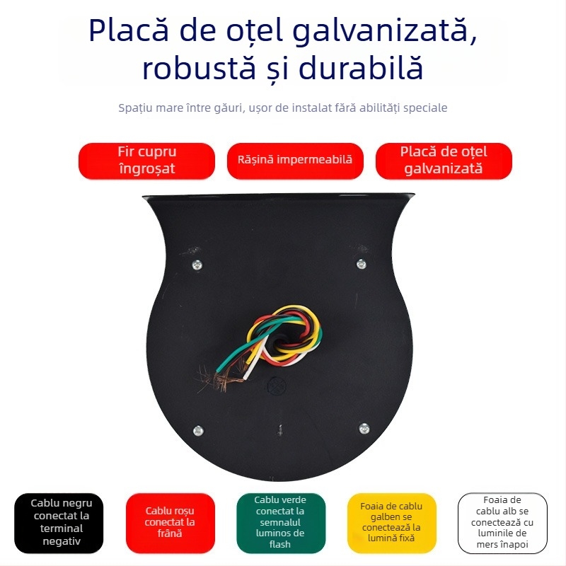 Lumină de ceață spate pentru camion, carcasă din ABS, marcă Yi Hui, model Get Rich Flash Fog Lights