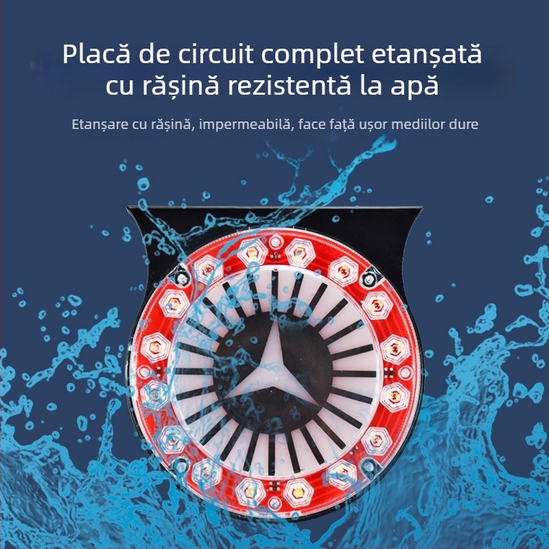 Lumină de ceață spate pentru camion, carcasă din ABS, marcă Yi Hui, model Get Rich Flash Fog Lights