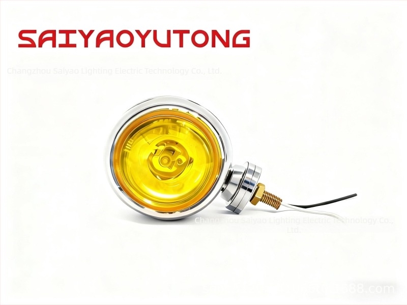 SY318 far de ceață frontal rotund, 55-75W, 12/24V, halogen
