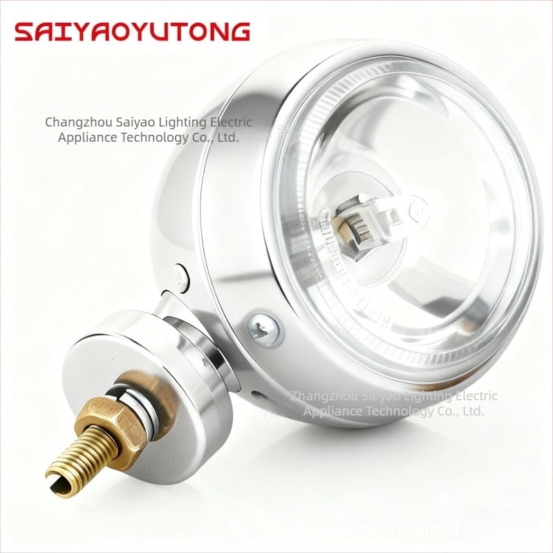 SY318 far de ceață frontal rotund, 55-75W, 12/24V, halogen