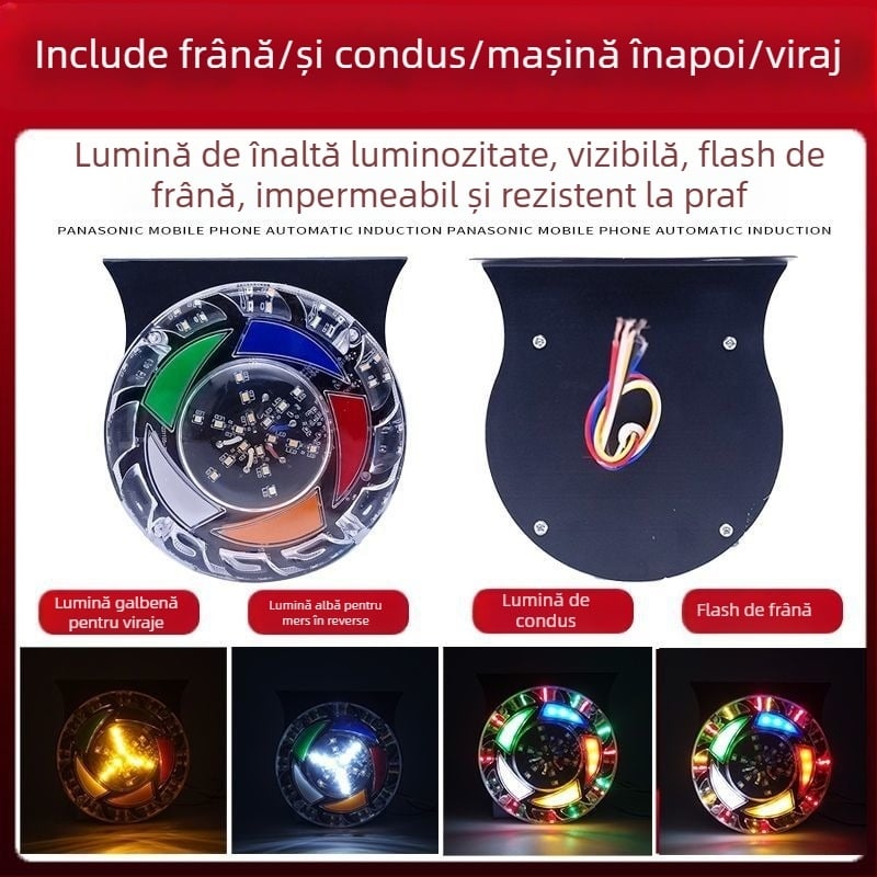 Lampă LED anti-ceață pentru furgon, 12/24V, lampă de avertizare, LED sursă de lumină