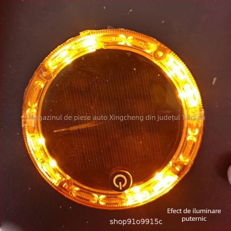 Lumină LED pentru farul de spate, alimentare solară, fără cabluri, tensiune universală