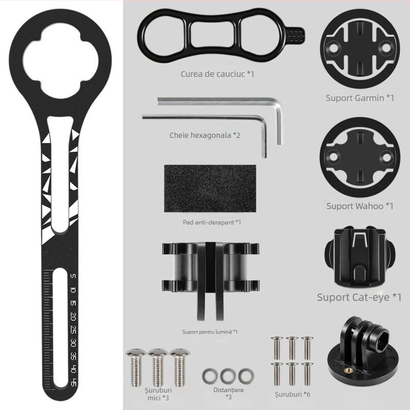 NEWBOLER Lumină pentru bicicletă cu telecomandă wireless, fascicul lung/scurt, montată sub farul frontal, potrivită pentru biciclete de drum și MTB pentru plimbări nocturne