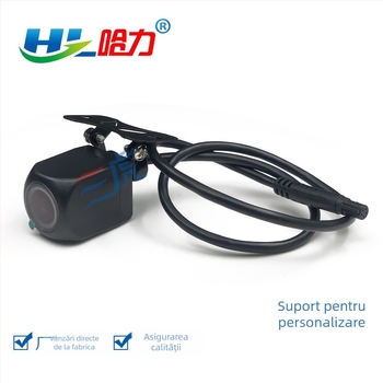 Cameră de recul auto cu conector de 5 pini, semnal video AHD, rezoluție 720P, unghi de vizualizare 170°, alimentare 12V