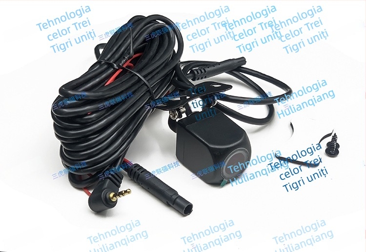 Cameră de recul auto cu conector de 5 pini, semnal video AHD, rezoluție 720P, unghi de vizualizare 170°, alimentare 12V
