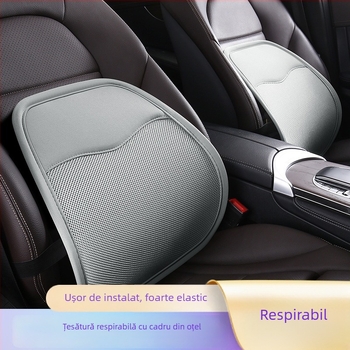 Suport lombar pentru mașină și scaun de birou – reglabil, strat de aer respirabil, potrivire universală, pentru toate anotimpurile
