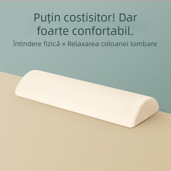 Pernă lombară de sprijin pentru sarcină, umplutură burete, model solid, stil modern minimalist, potrivită pentru toate sezoanele