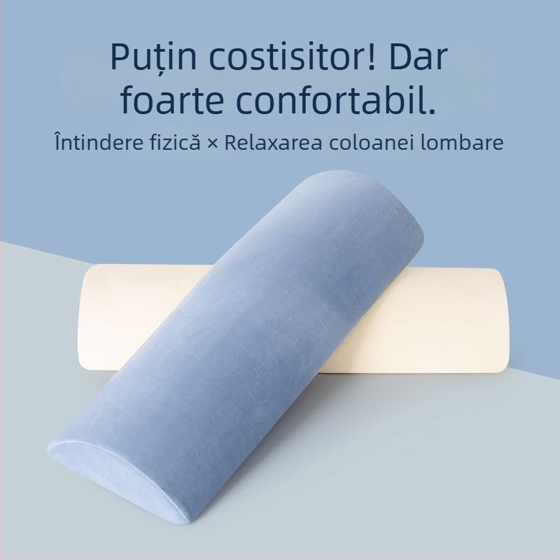Pernă lombară de sprijin pentru sarcină, umplutură burete, model solid, stil modern minimalist, potrivită pentru toate sezoanele