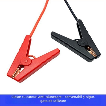Clește EC5 pentru pornire mașină – cupru pur, cablu din silicon, corp de fier; protecție împotriva inversării polarității, protecție multiplă, compatibil cu bateriile auto 12V