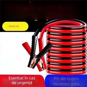 Cabluri de pornire pentru baterii auto, cu cleme