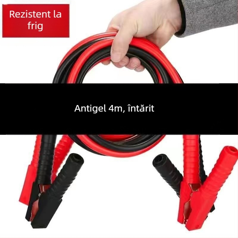 Cabluri de pornire pentru baterii auto, cu cleme