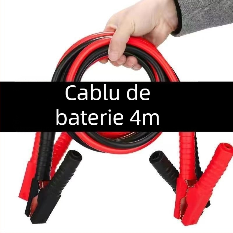 Cabluri de pornire pentru baterii auto, cu cleme